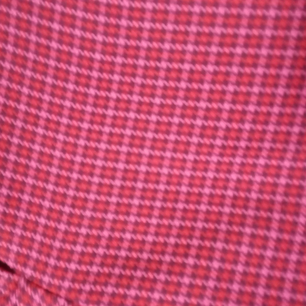 NWT! Ann Taylor Sophia Pants In Pink Houndstooth - Picture 6 of 10